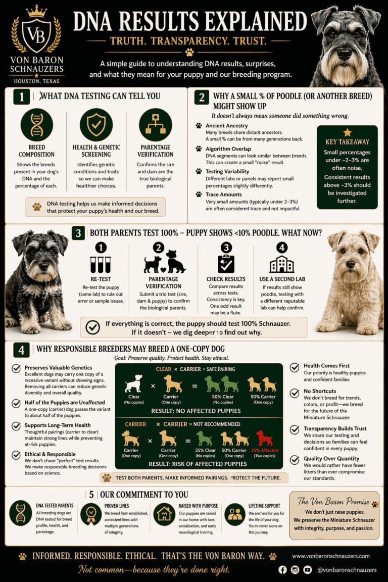 DNA genetics schnauzers