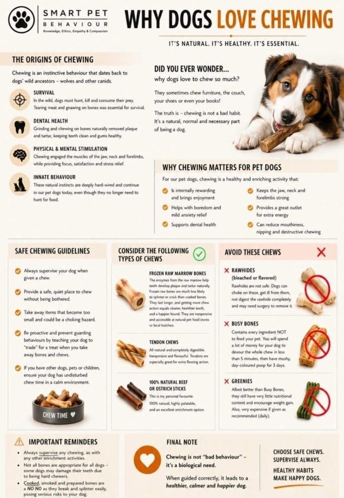 Why dogs love chewing
